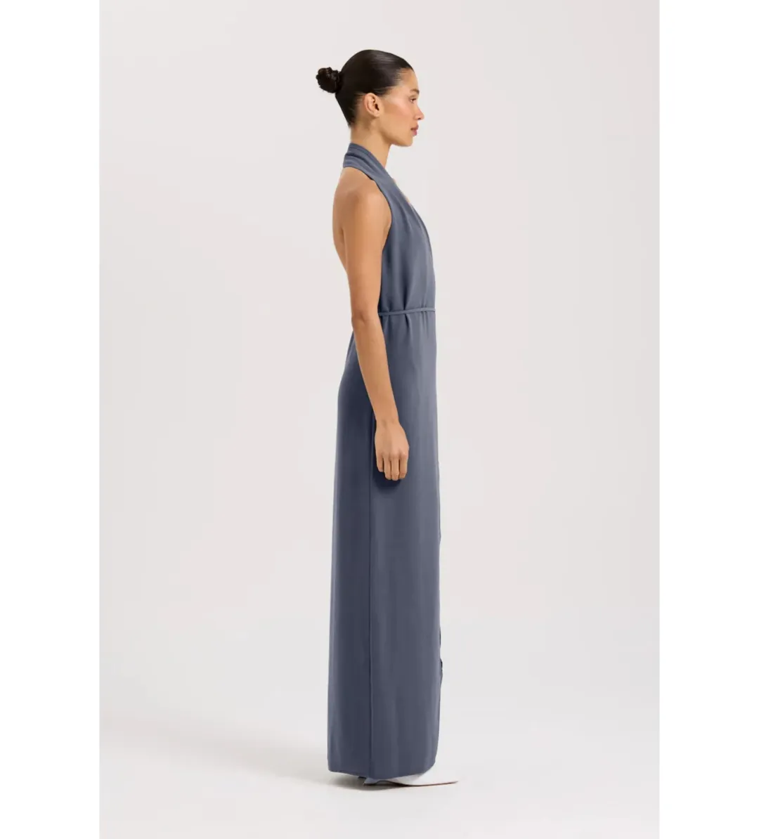 Henne Vida Maxi Dress Slate Size AU 6 for rent on The Volte - main image