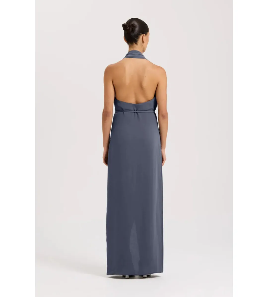Henne Vida Maxi Dress Slate Size AU 6 for rent on The Volte - main image