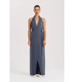Henne Vida Maxi Dress Slate Size AU 6 for rent on The Volte - image 1