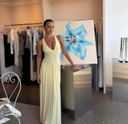 Bec & Bridge Greta Gown Butter Size AU 8 for rent on The Volte - image 4