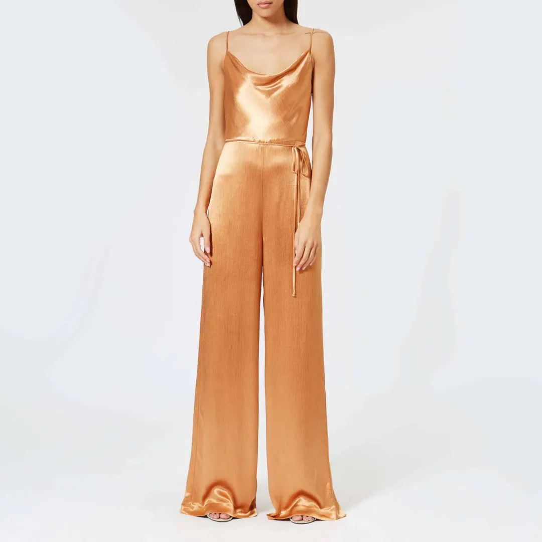 Bec & Bridge Feel the Heat Jumpsuit Cinnamon Size 6 for rent on The Volte - main image