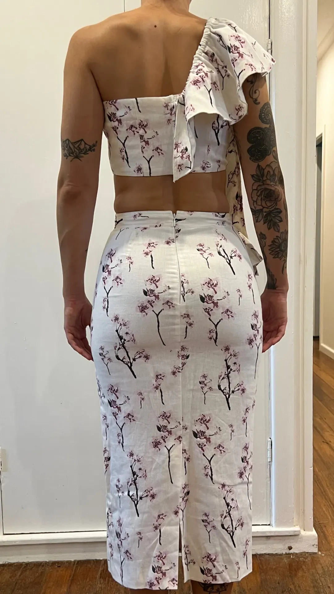 Joslin Studio Two Piece Skirt Top Multi Size AU 8 for rent on The Volte - main image