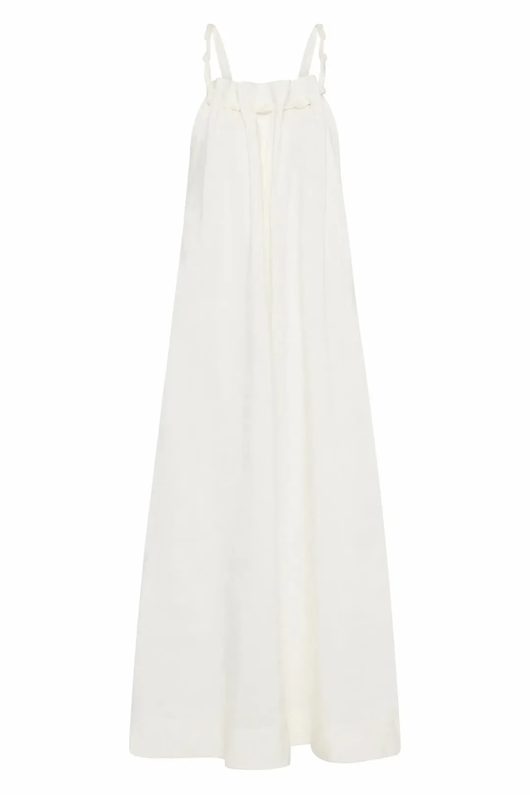 AJE Mariel Trapeze Midi Dress White Size AU 10 for rent on The Volte - main image