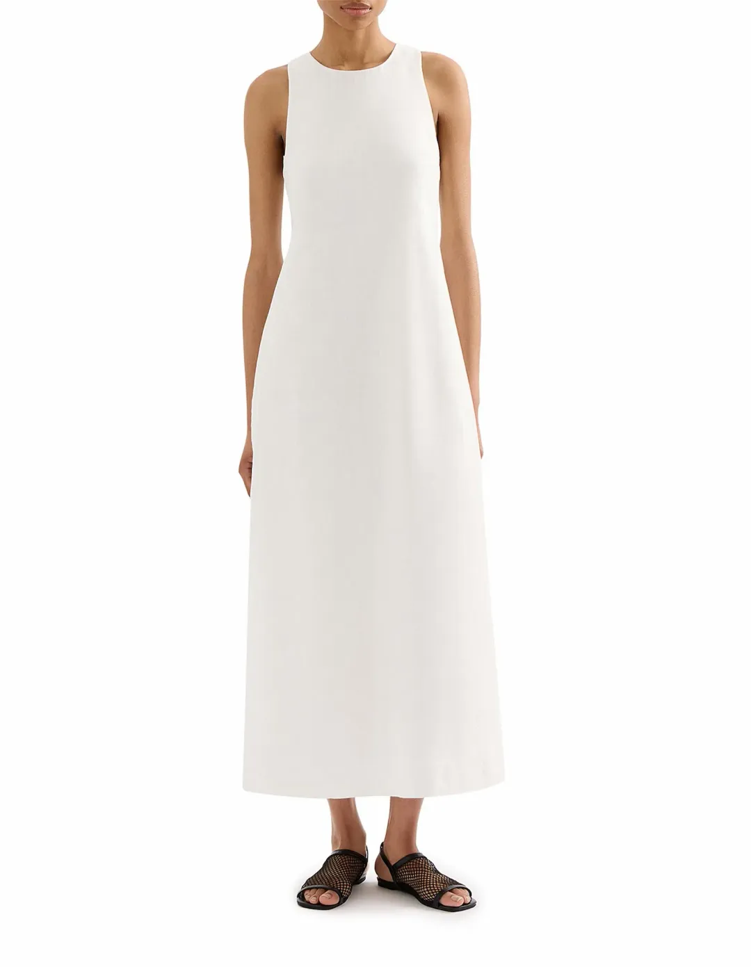 Nude Lucy Thilda Linen Maxi Dress White Size S / AU 8 for rent on The Volte - main image