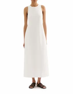 Nude Lucy Thilda Linen Maxi Dress White Size S / AU 8 for rent on The Volte - image 1