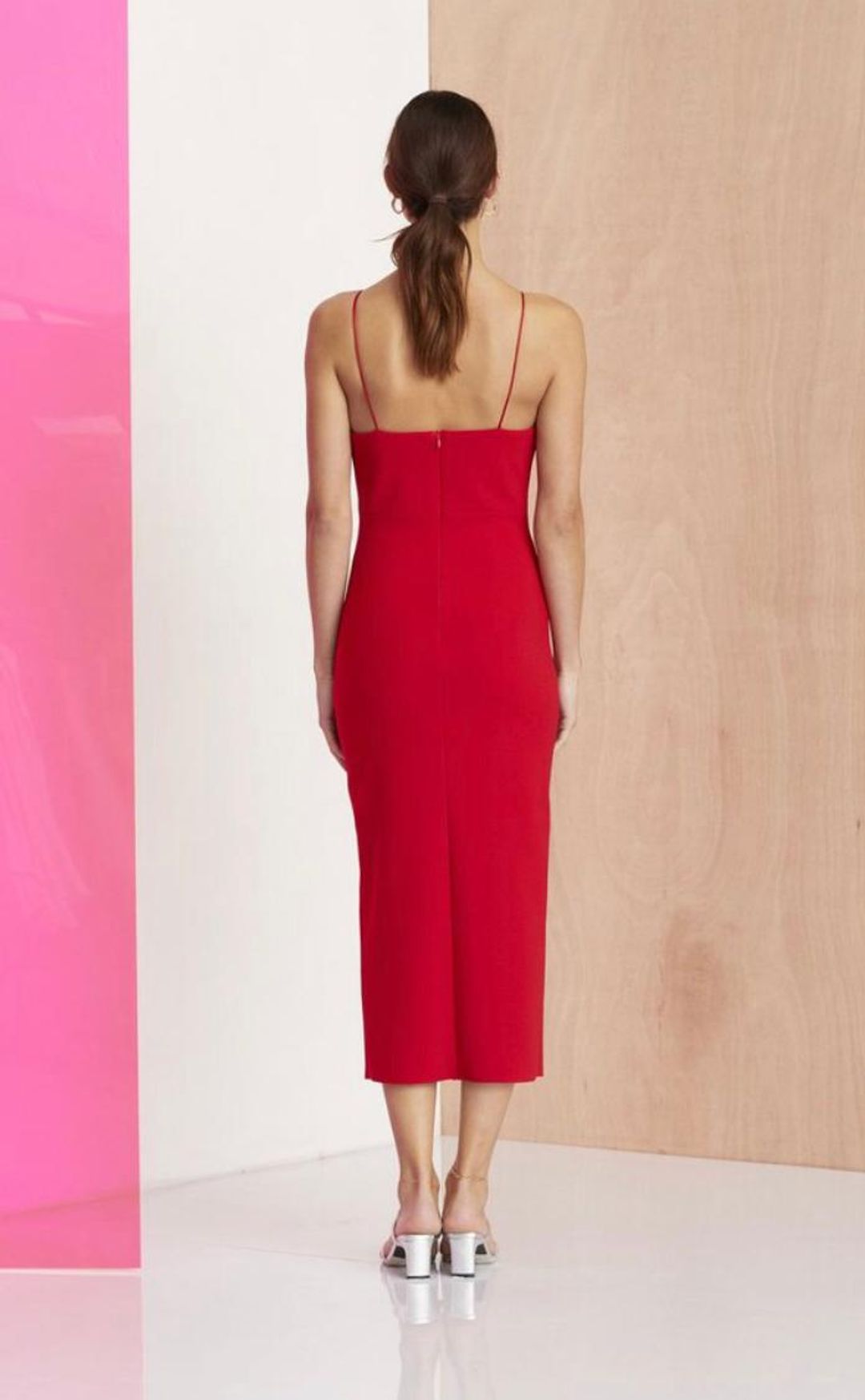 Bec and Bridge C’est Magnifique Split Dress Red  for rent on The Volte - main image