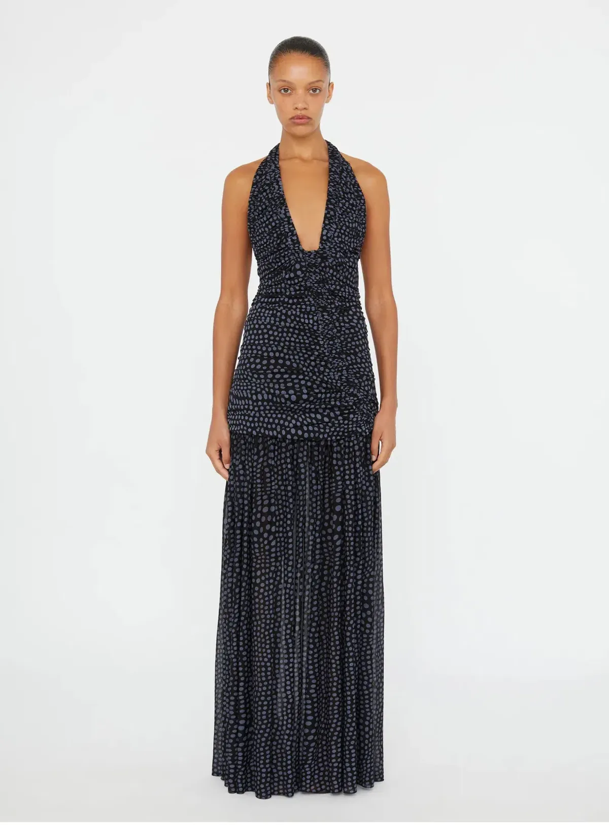Christopher Esber Orion Maxi Dress Black Size 8 for rent on The Volte - main image