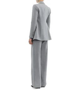 Rebecca Vallance Benoit Loose Fit Blazer in Grey Size AU 6 for rent on The Volte - image 4