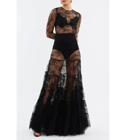 Rebecca Vallance Annika Gown Black Size 14 for rent on The Volte - image 1