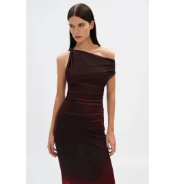 MISHA The Nyra Mesh Gown Venus Print Size AU 6 for rent on The Volte - image 2