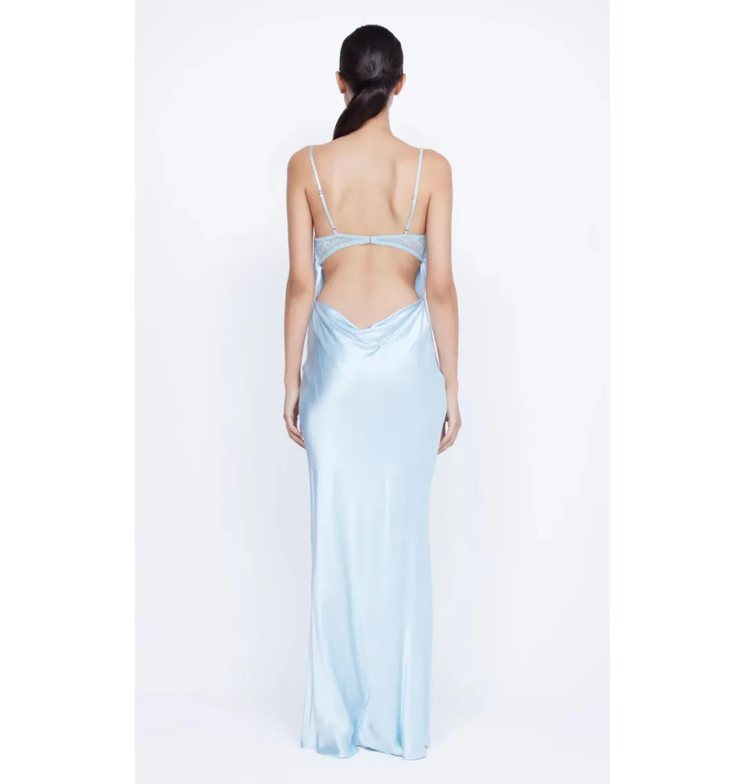 Bec & Bridge Arabella Maxi Dress Dolphin Blue Size AU 12 for rent on The Volte - main image