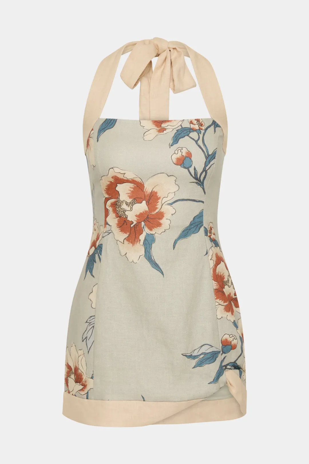 Sir the Label Roisin Mini Dress in Bloom Floral Size 0 / AU 6 for rent on The Volte - main image