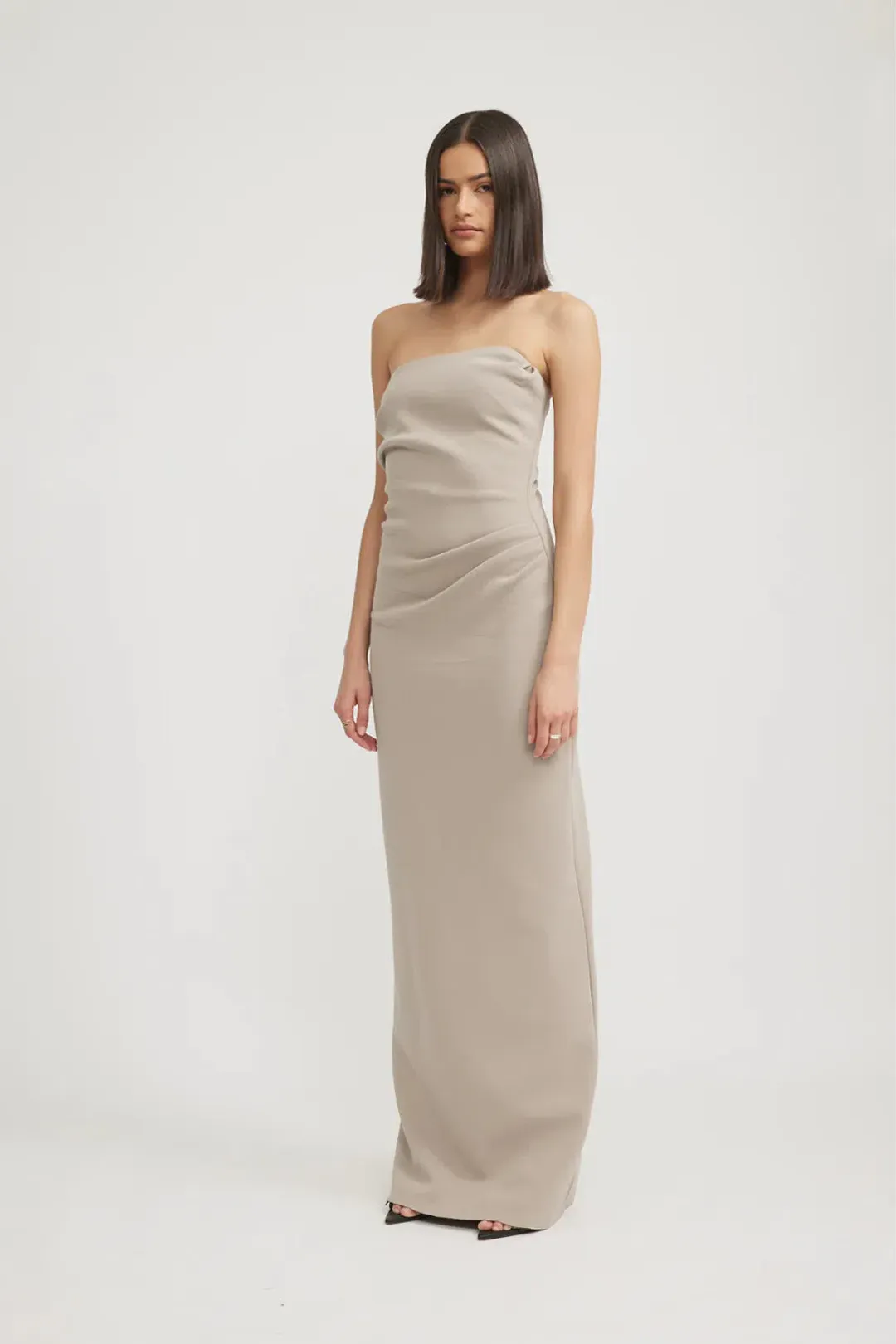 TOJHÀ Desiree Dress in Stone Size 6 for rent on The Volte - main image