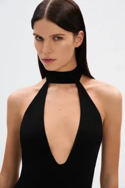 Misha The Maybel Jersey Dress Black Size S / AU 8-10 for rent on The Volte - image 4