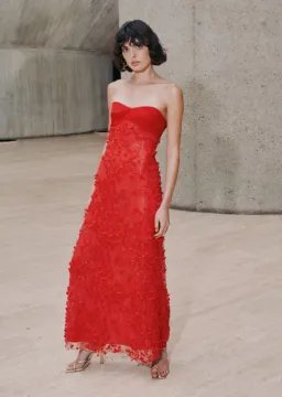 Manning Cartell Enchantment Balconette Gown in Scarlet Red Size 12 for rent on The Volte - image 1
