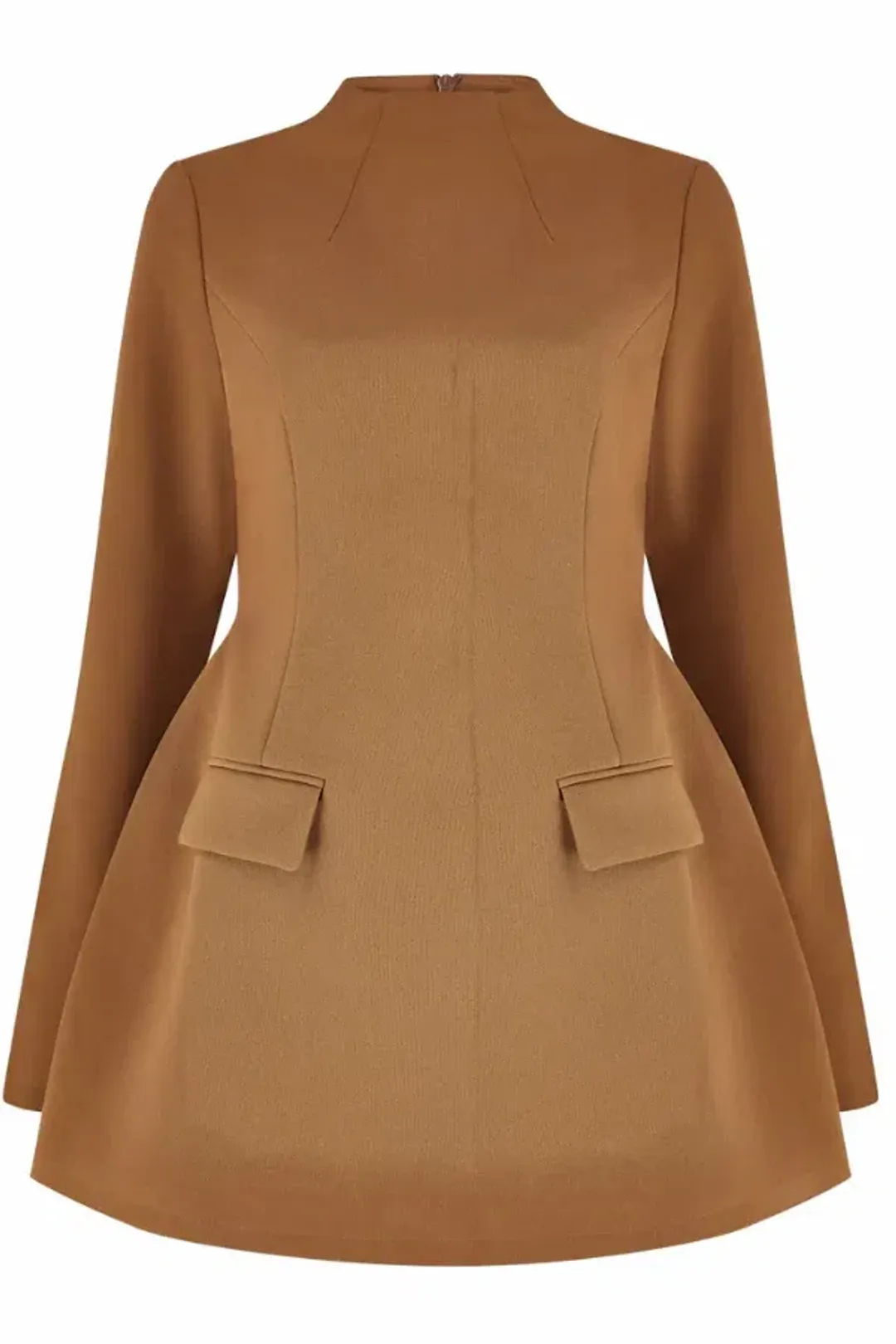 Odd Muse The Ultimate Muse Split Sleeve Mini Dress Olive Size AU 8 for rent on The Volte - main image