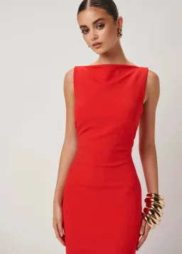 Effie Kats Verona Gown Red Size 6 for rent on The Volte - image 2