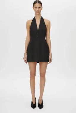 Camilla and Marc Petra Mini Black Dress Size 10  for rent on The Volte - image 1