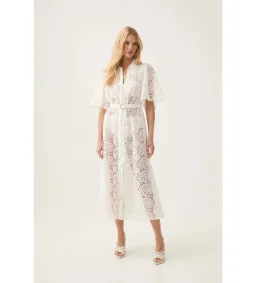 Aje Laicey Paisley Midi Dress Size 8 for rent on The Volte - image 4