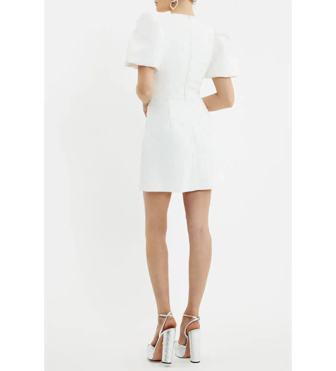 Rebecca Vallance Bridal Ophelia Mini Dress White Size AU 8 for rent on The Volte - main image