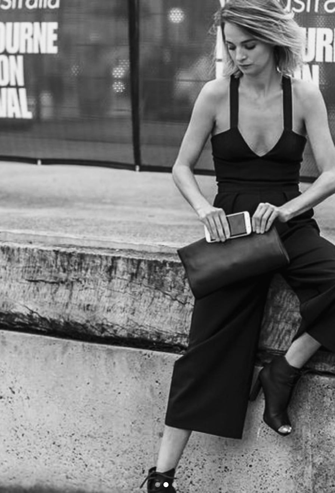 Dion Lee Tux Playsuit Black Size 2  for rent on The Volte - main image