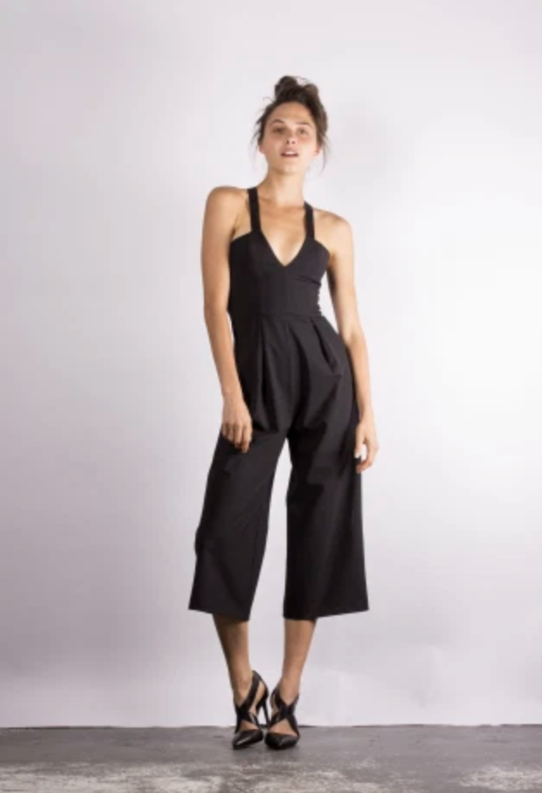 Dion Lee Tux Playsuit Black Size 2  for rent on The Volte - main image