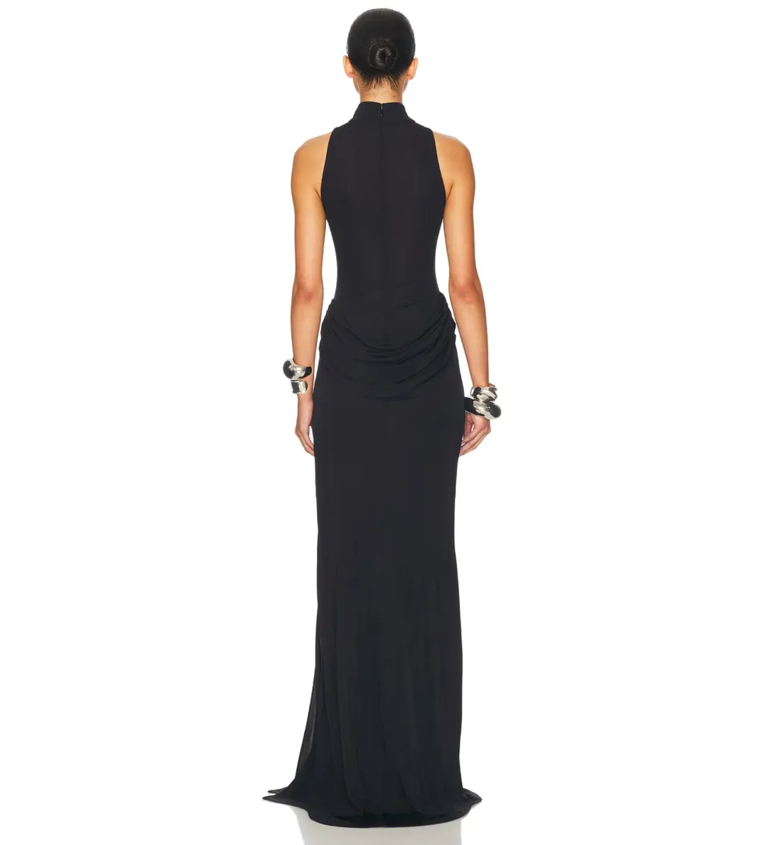 Helsa The Ophelia Dress in Black Size XS/ AU 6 - 8 for rent on The Volte - main image