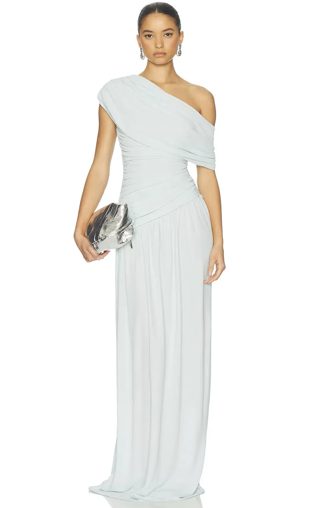 Helsa The Apolla Jersey Dress Blue Size S / AU 8 for rent on The Volte - main image