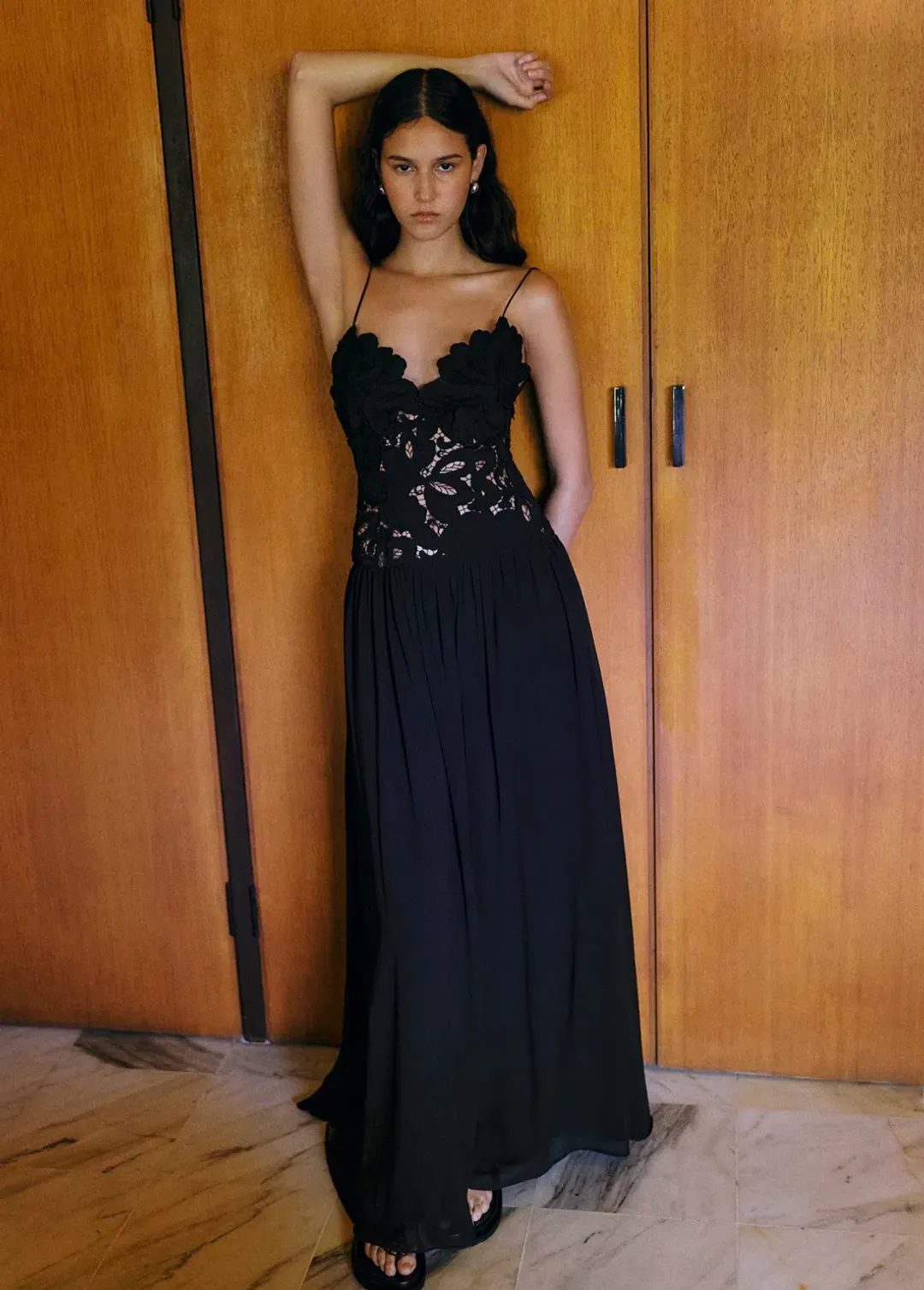 Hansen & Gretel Stephanie Maxi Size AU 12 Cedarwood for rent on The Volte - main image