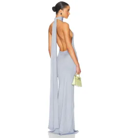 Helsa Novie Maxi Knit Dress in Sky Blue Size XS/ AU 6 - 8 for rent on The Volte - image 2