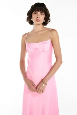 Manning Cartell Save The Date Slip Dress Pink Size  10 for rent on The Volte - image 2