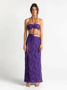 Arcina Ori Izzi Set Purple Maxi Size AU 8 for rent on The Volte - image 1