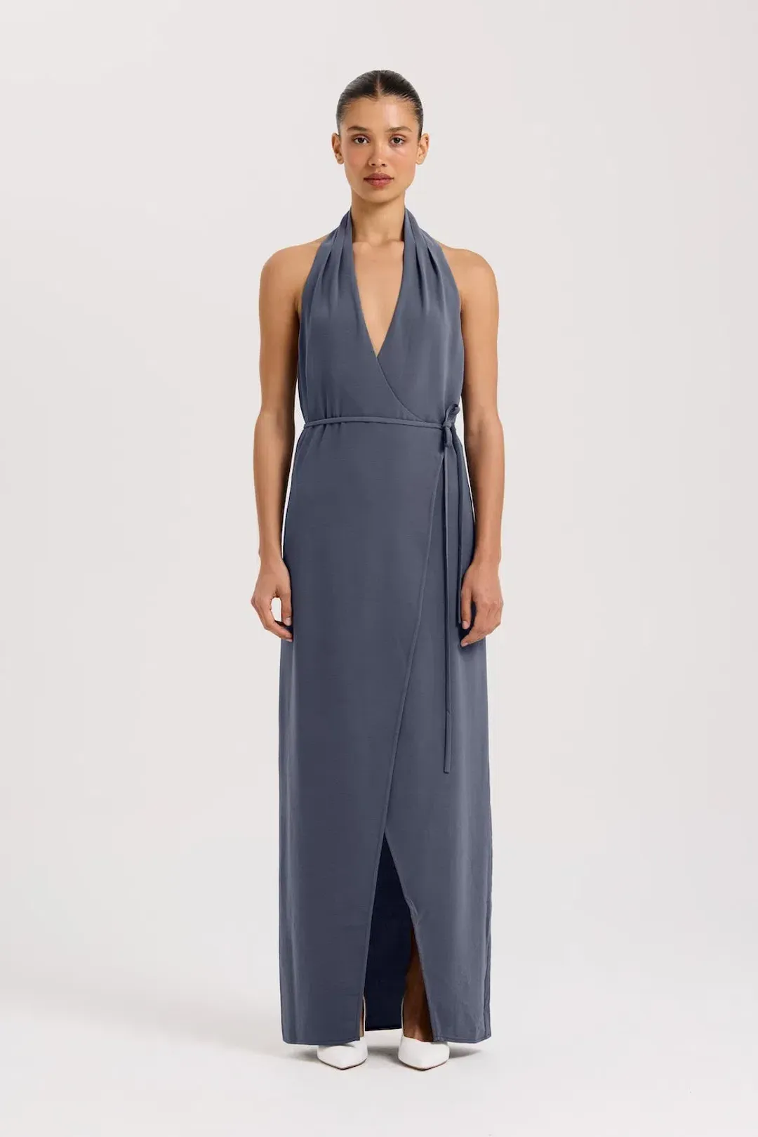 Henne Vida Slate Dress Maxi Size AU 8 for rent on The Volte - main image
