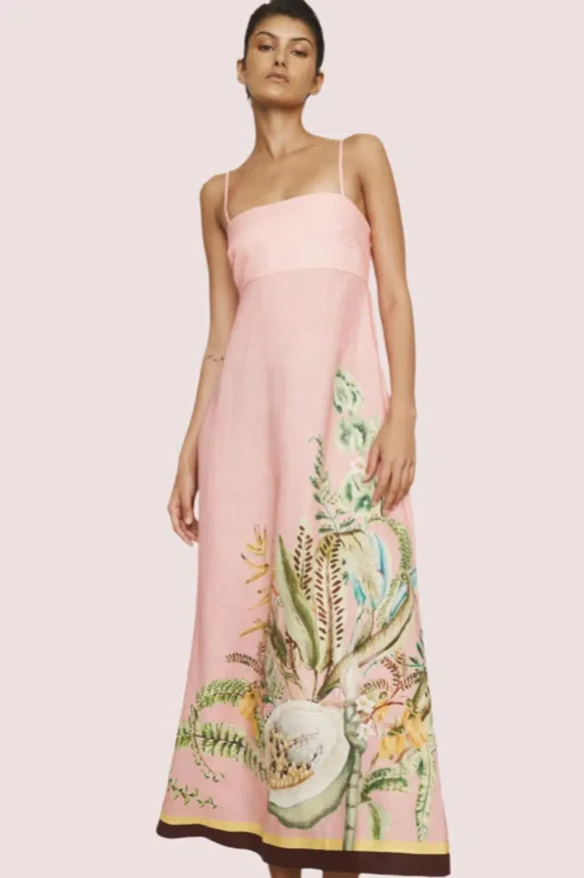 Alemais Papaya Sundress Size 10 for rent on The Volte - main image