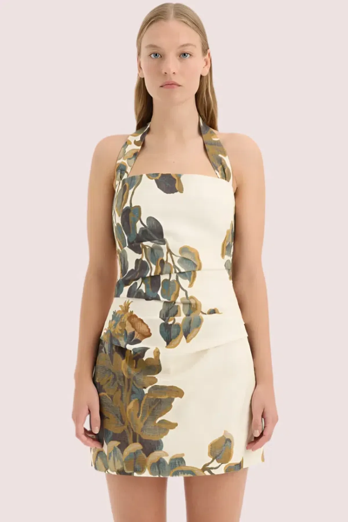 SIR The Label Evalita Halter Mini Dress Size 12 for rent on The Volte - main image