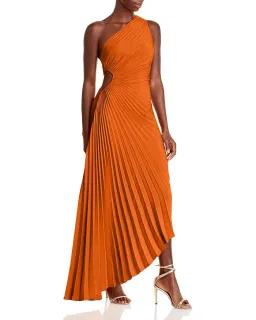 ALC Delfina Midi Dress Citrus Orange Size 2 / AU 8 for rent on The Volte - image 3