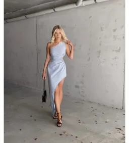 Natalie Rolt Frida Dress Sky Blue AU 12 for rent on The Volte - image 1