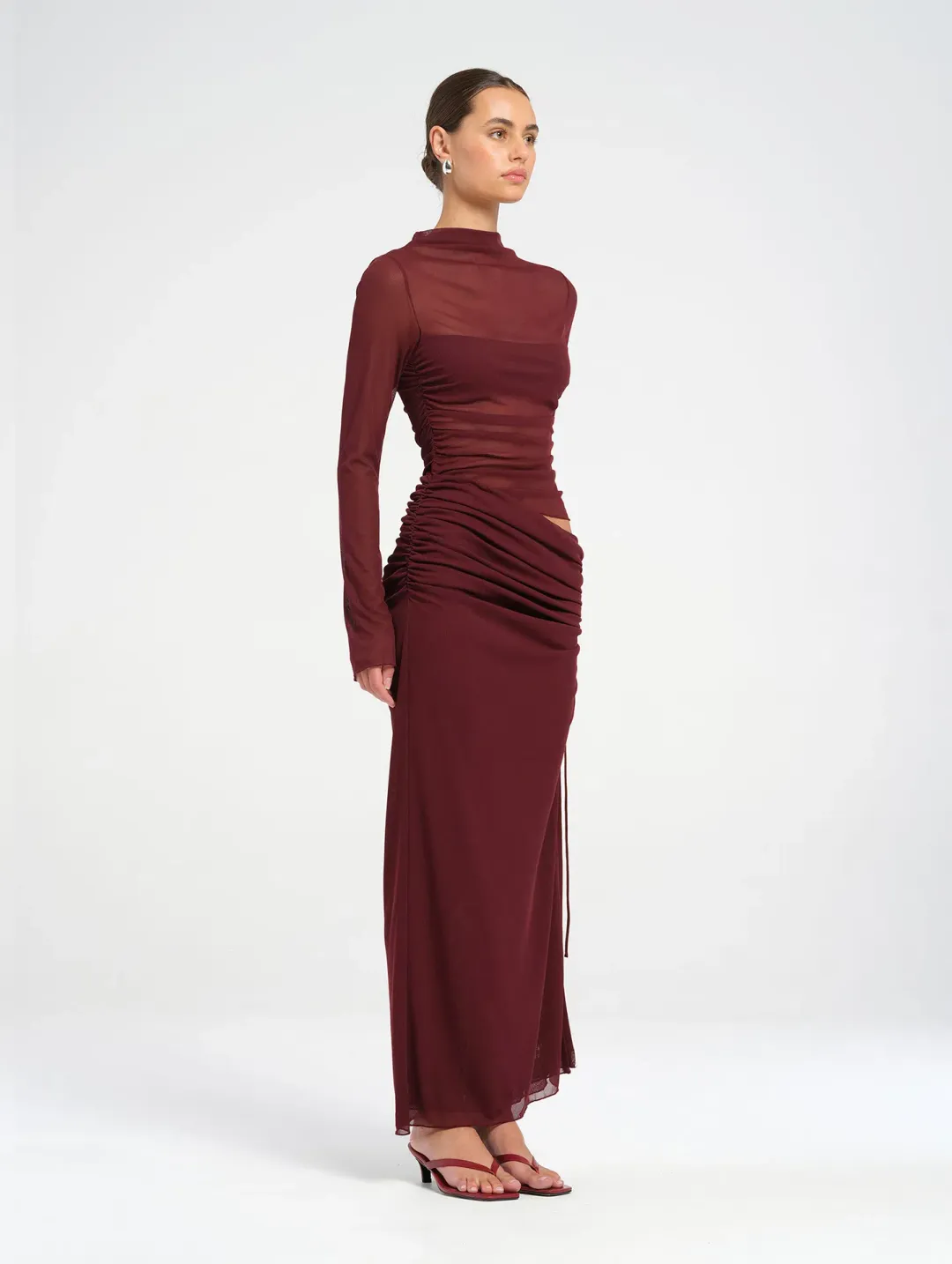 Benni Mable Maxi Dress Plum Size 10 for rent on The Volte - main image