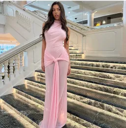 Effie Kats Roza Maxi Dress Petal Pink Size 6  for rent on The Volte - image 3