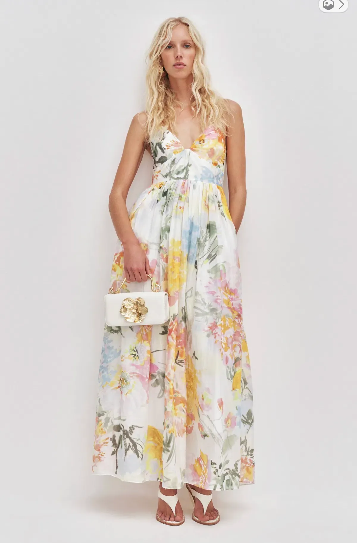 Aje Vacation Maxi Dress - size 8 for rent on The Volte - main image