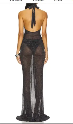 NBD The Alessandra Gown Maxi Black Size AU 10 for rent on The Volte - image 3