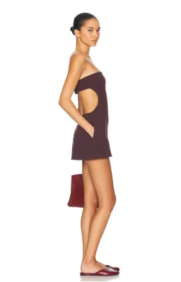 Helsa Heavy Crepe Cut Out Dress Size 8/S for rent on The Volte - image 3