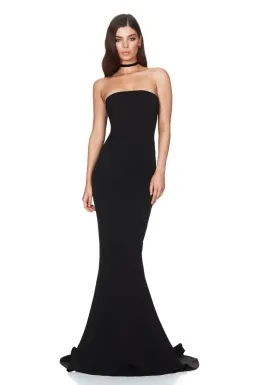 Nookie Angelina Fishtail Gown in Black Size 8/S for rent on The Volte - image 3