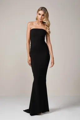 Nookie Angelina Fishtail Gown in Black Size 8/S for rent on The Volte - image 1