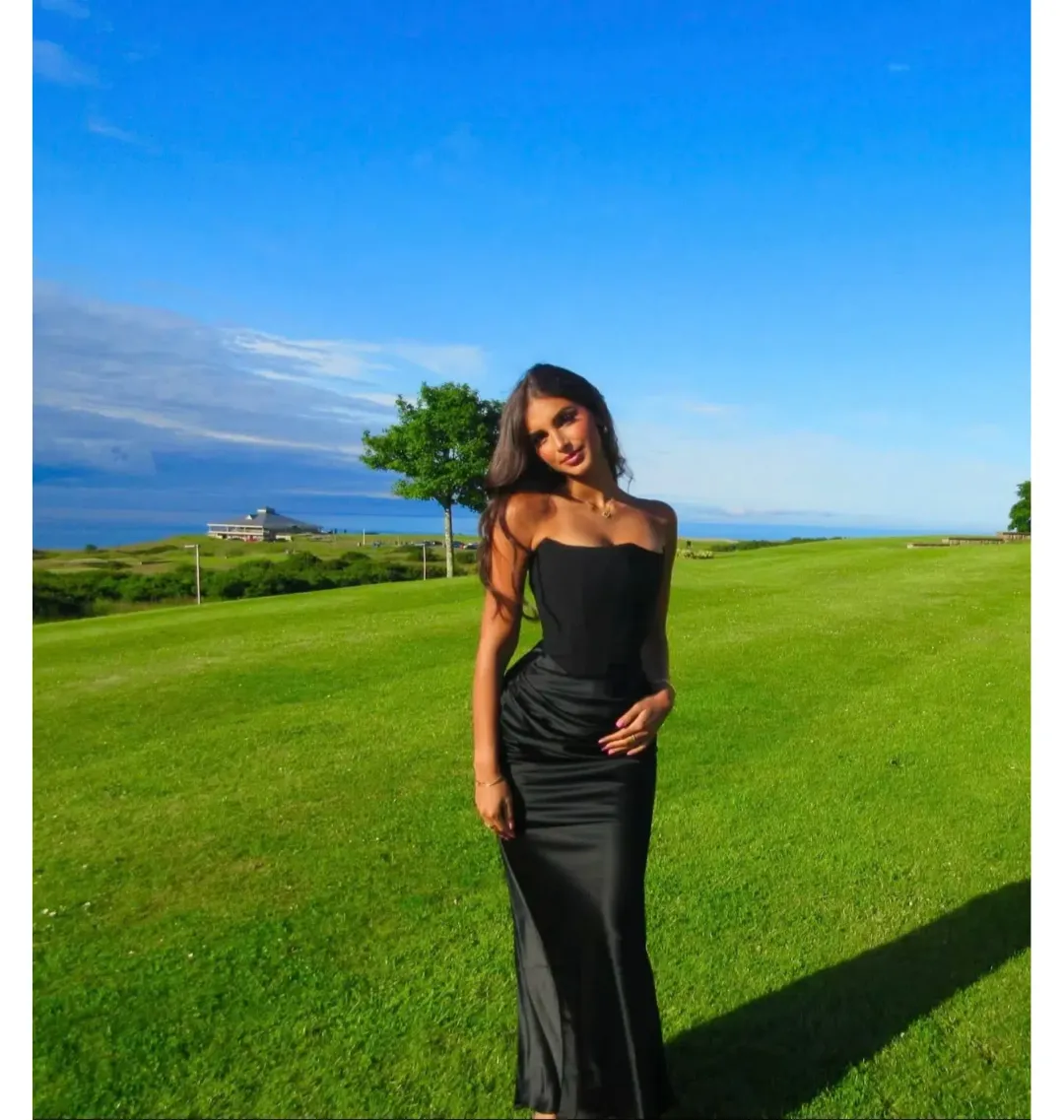 House of CB Persephone Strapless Corset Dress Black Size S / AU 8 for rent on The Volte - main image