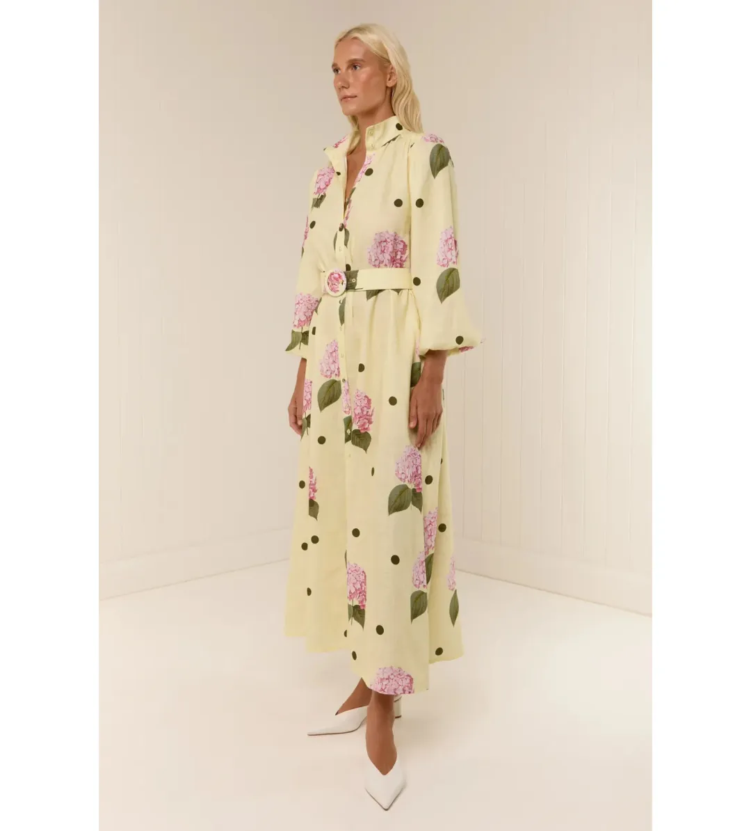 Palm Noosa Noddy Dress in  Portofino Polka Dot Size AU 8  for rent on The Volte - main image