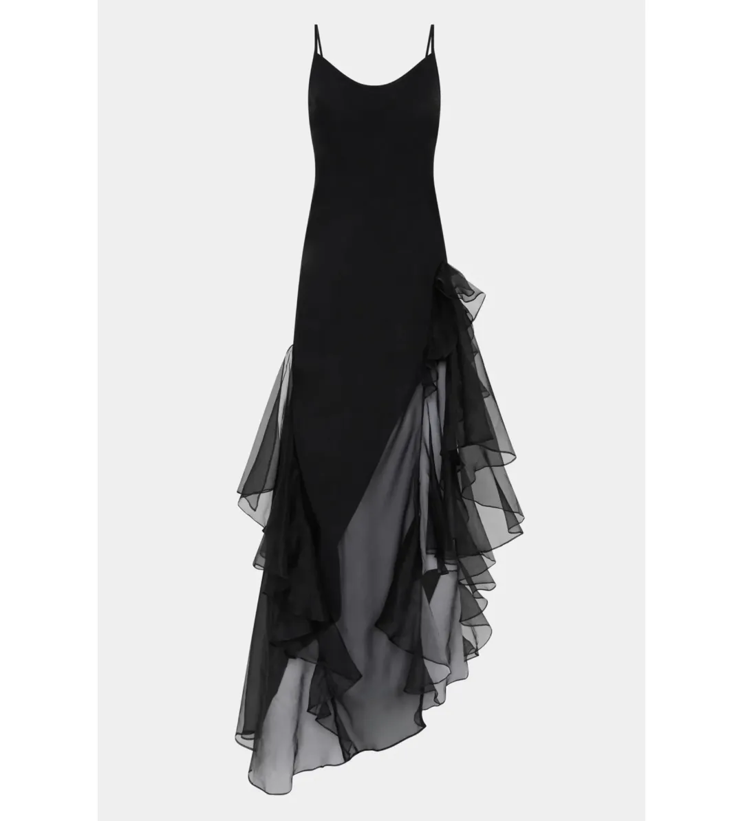 Sir The Label Sage Flounce Gown Black Size 1 / AU 8 for rent on The Volte - main image
