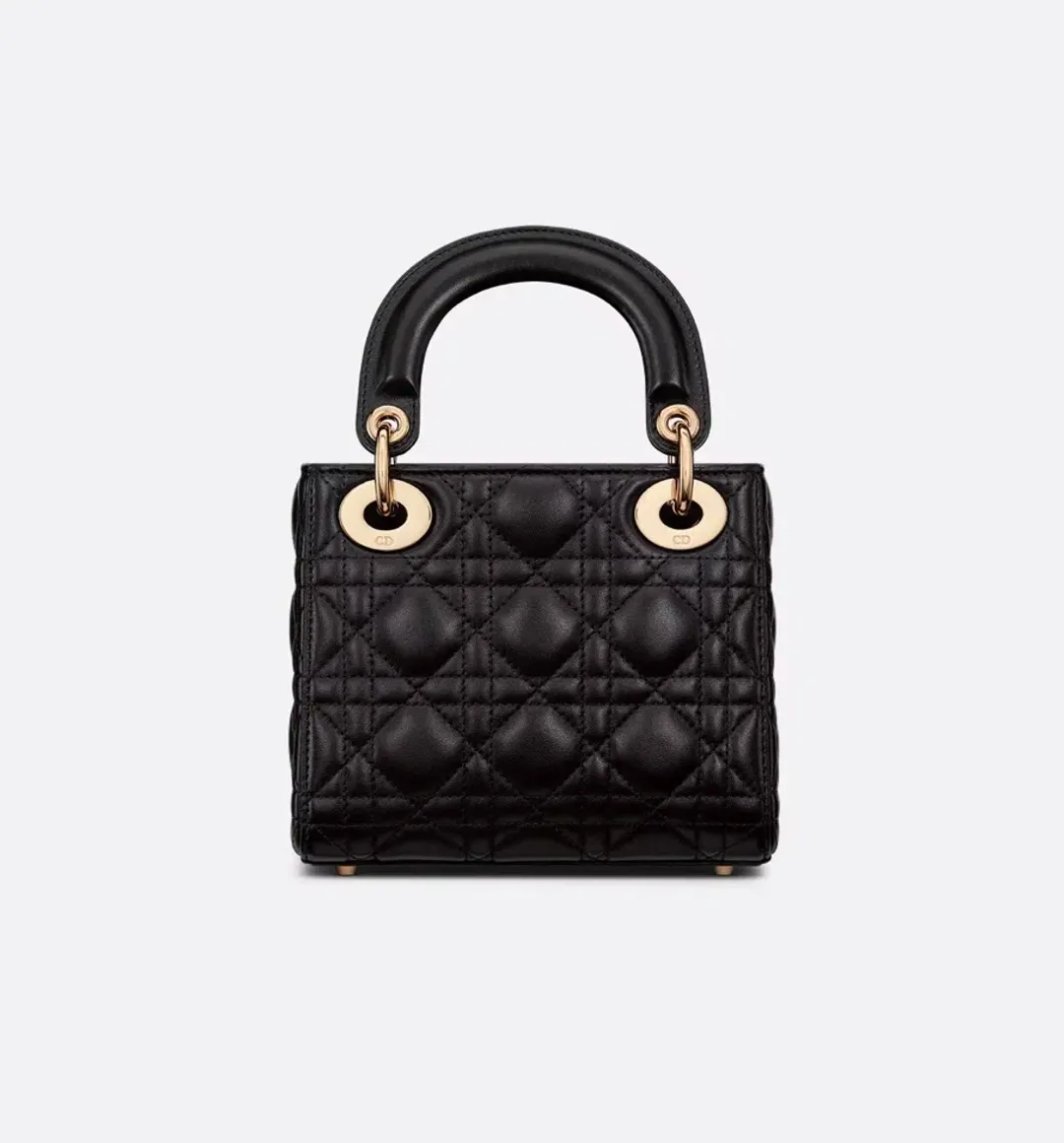 Mini Lady Dior Black Bag for rent on The Volte - main image