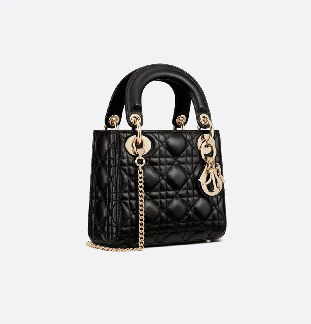 Mini Lady Dior Black Bag for rent on The Volte - main image