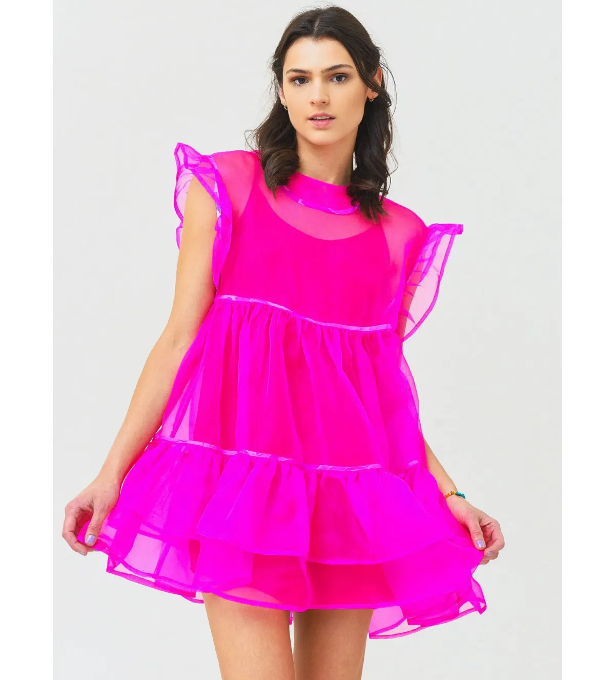 CeliaB Clementina Dress Pink Size M/Au 10  for rent on The Volte - main image